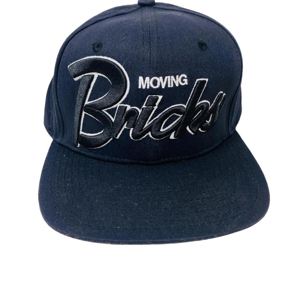 ROCK SMITH Moving BRICKS Snapback Hat Baseball Cap Black  adjustable